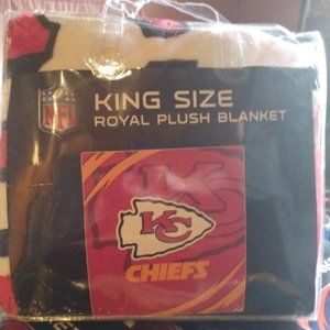 King NFL Kansas City Chiefs Mink Blanket